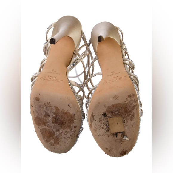 Jimmy Choo Valdia Crystal Sandals - Picture 4 of 12